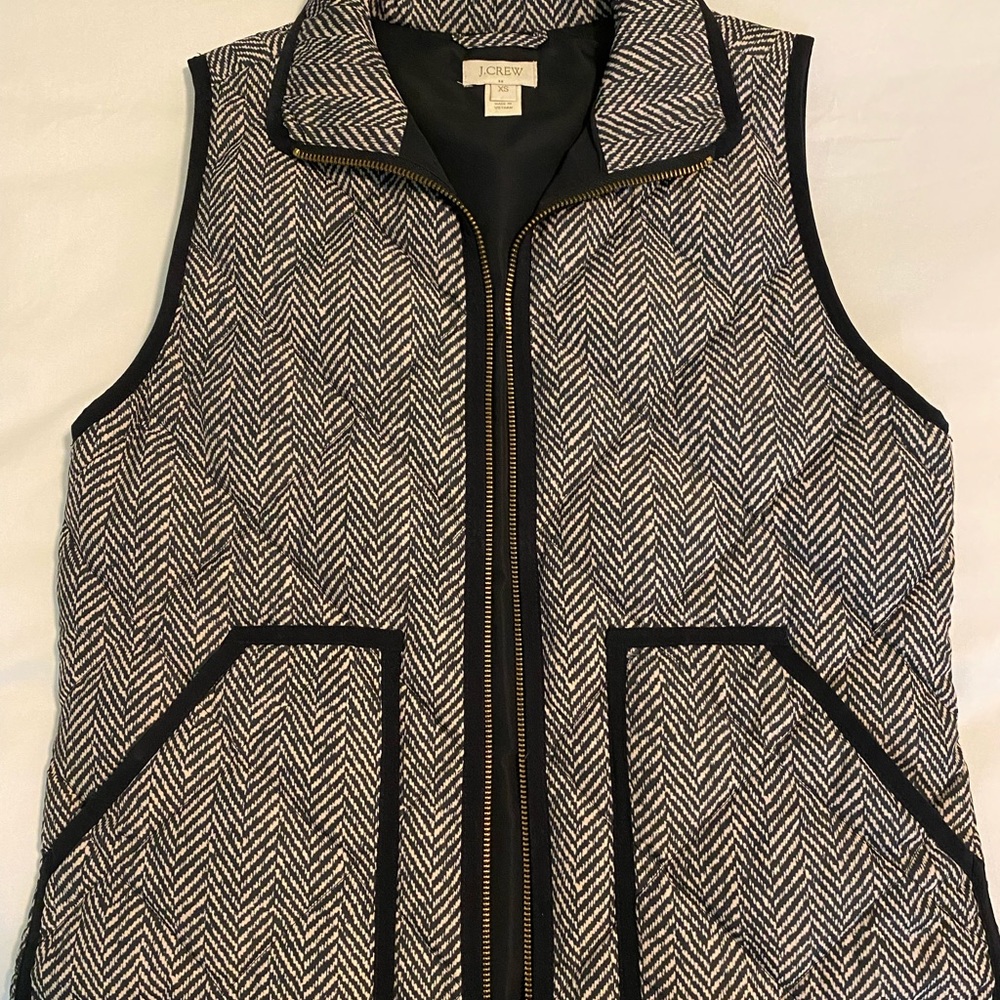 J Crew women’s Herringbone Vest